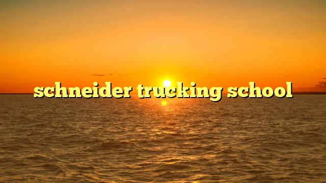 The Orange Advantage: Your Ultimate Guide to Finding Schneider Trucking Trucks for Sale